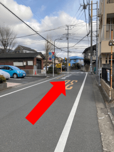 コインパーキング道のり