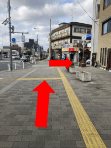 八坂駅　道のり　2