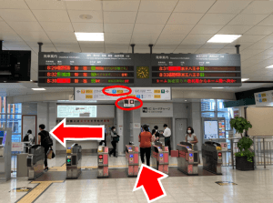 駅からの道のり1