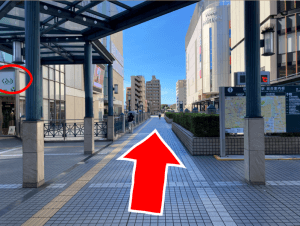 駅からの道のり3